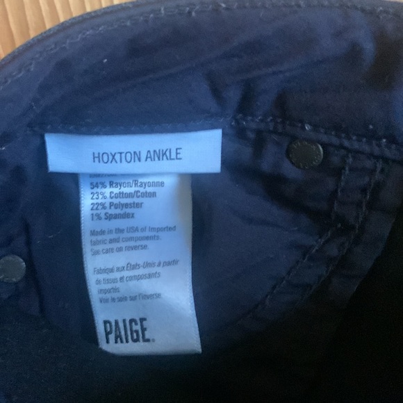 Paige Hoxton Ankle Jean dark wash size 27 - Picture 6 of 10